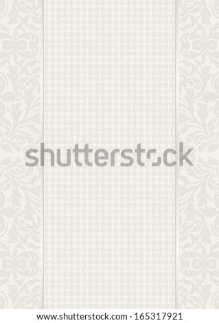 vintage background with ornaments and linen texture