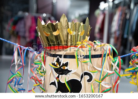 The traditional Danish shrovetide celebration Royalty-Free Stock Photo #1653200167