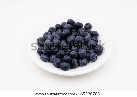 Healthy blueberries fruit ready for eating