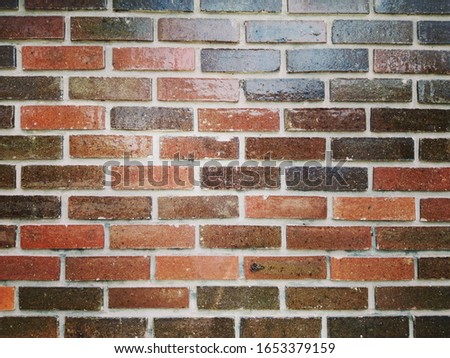 The​ abstract​ lines​ on​ surface​ brick​ wall​ for​ vintage​ background. Brick​ wall​ isolated colors​ for​ background​