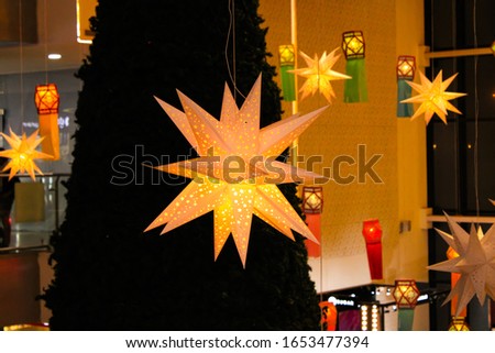 A nice christmas decoration with blur background