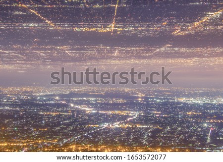 Californian Cities in the Evening