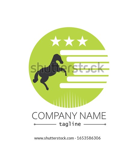 
The Horse Brand, a template for the Vector logo