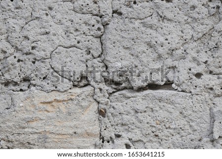 Texture of rough gray concrete cement