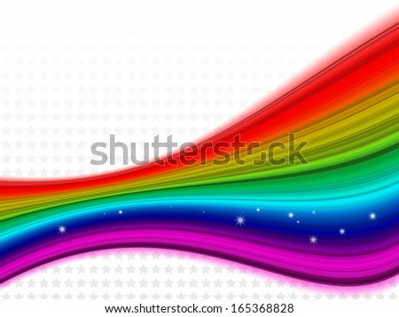 Rainbow star background