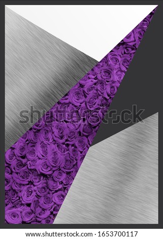 wall art decor abstrakt decor black white purple background