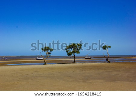 Beach views in maputo mozambique