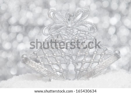 Christmas  decorations isolated on white 