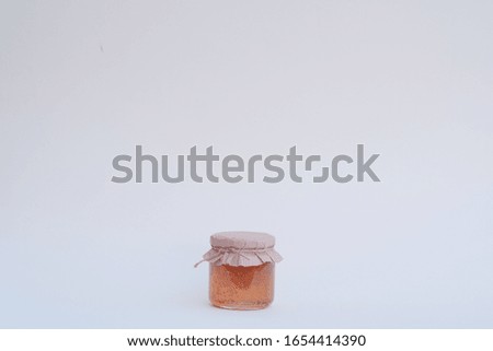 Jam on a white background.