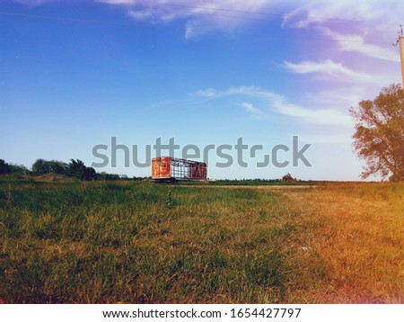 Russia.  Summer heat in the steppe