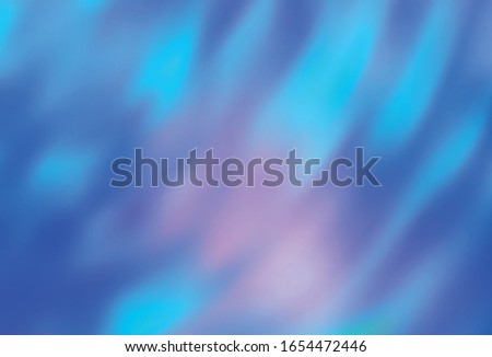 Light BLUE vector blurred bright pattern. Colorful illustration in abstract style with gradient. Background for designs.