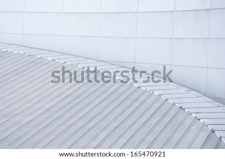 modern style of building roof top 