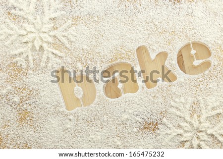 Creative white winter time background
