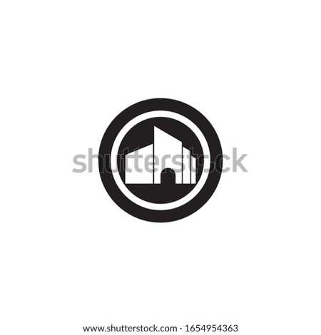 Real estate logo icon design