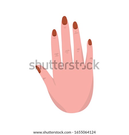 female hand design of Collaborative team cooperation together partnership unity idea strategy solution togetherness and occupation theme Vector illustration
