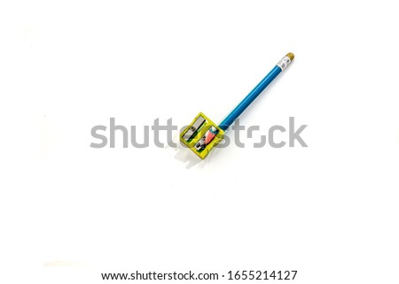 Pencil sharpener isolated on a white background.