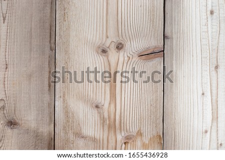 Closeup picture of old rustic wooden spruce planks