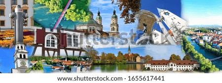 Photo collage of Kempten, the oldest city in Germany