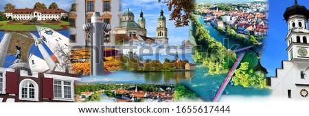 Photo collage of Kempten, the oldest city in Germany
