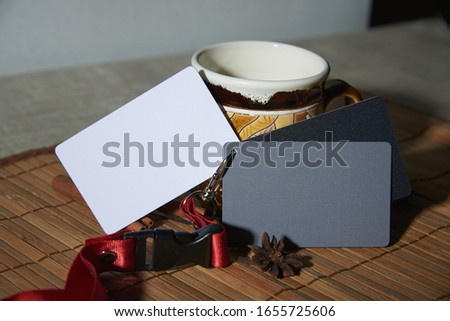 Card for adjusting white balance. Used for color correction of photographs in graphic editors