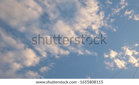 blue sky background in bangladesh