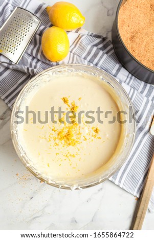 Step by Step Making Lemon Meringue Cheesecake