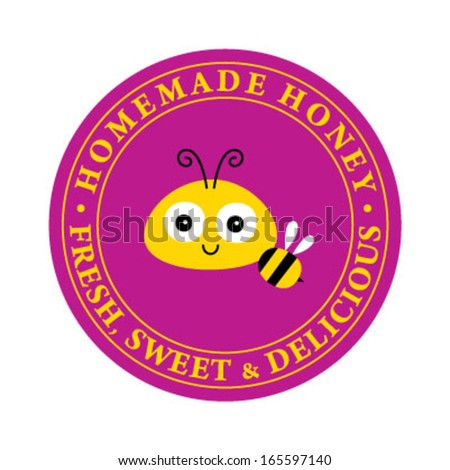 sweet honey bee symbol