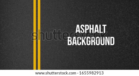Creative vector illustration of road asphalt, tarmac background. Art design road granular asphalt top view template. Grainy texture. Abstract concept graphic separation lines element Royalty-Free Stock Photo #1655982913