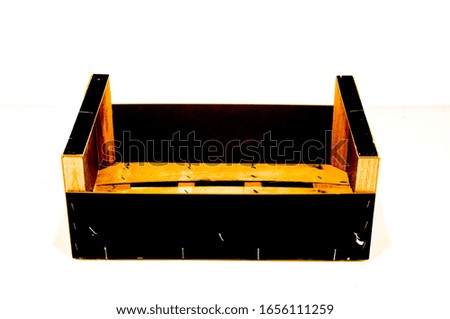 Photo picture of an Empty Fruit Crate Box
