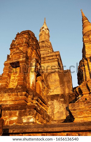 Buddhism architecture Ancient pagoda in Thailand