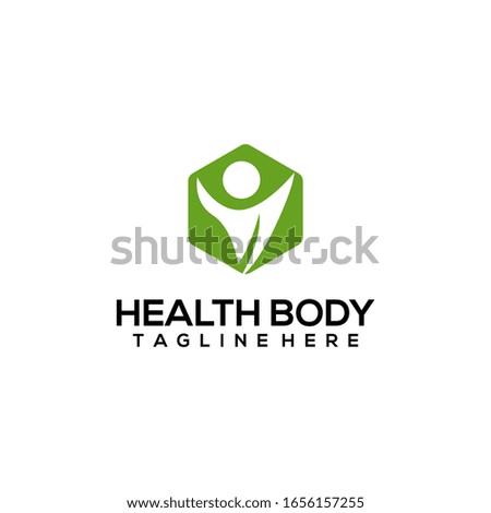 Health Body Logo Design Vector Template