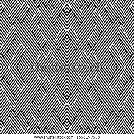 Seamless pattern with oblique black segments