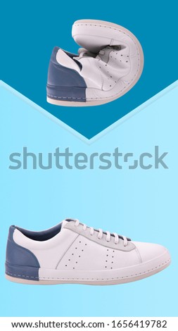 
Genuine leather unisex sneakers colorful