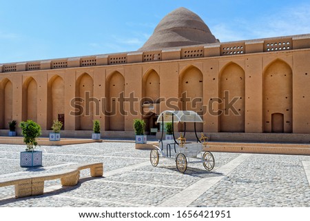Meybod yakhchal or ice house, Yazd Province, Iran, Asia Royalty-Free Stock Photo #1656421951