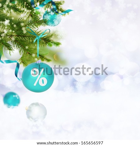 Christmas sale background