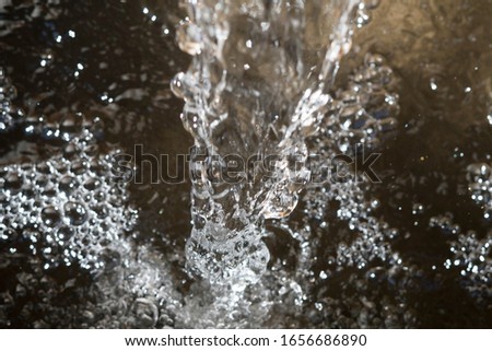 Water Splash Air bubbles in the water wallpaper and background Abstract for design