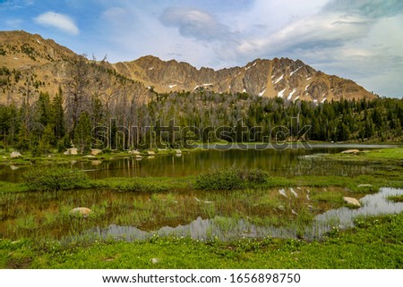 White Clouds Wilderness area near Sun Valley, Idaho Royalty-Free Stock Photo #1656898750