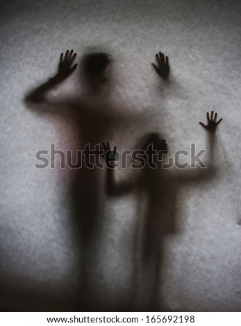 people shadows