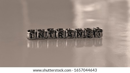 Intranet -  word from metal blocks - concept sepia tone photo on shine background
 Royalty-Free Stock Photo #1657044643
