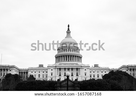 United States Capitol in Washington DC Royalty-Free Stock Photo #1657087168