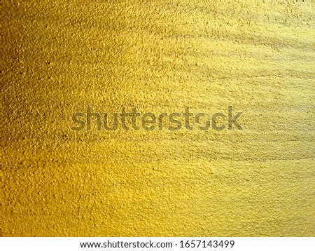 Golden cement texture for background abstract