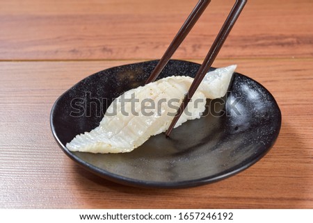 Aburi Hirame sushi - japanese food style