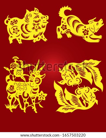 Chinese Pattern Vector Pattern Clip Art