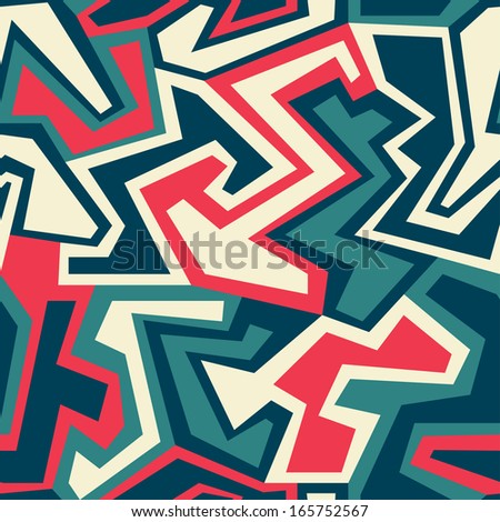 vintage geometric seamless pattern