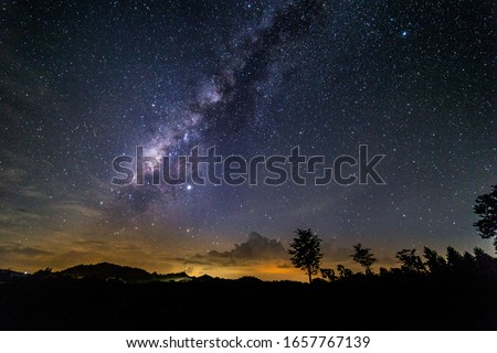 star sky galaxy color night