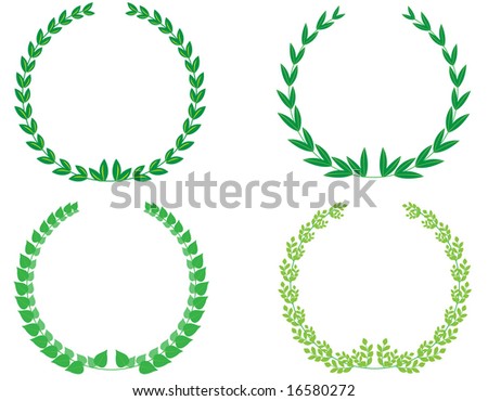wreath set - vector