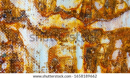 White woven plastic bag with oxidation on surface use for web design and wallpaper background