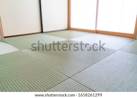Japanese-style Japanese-style room Ryukyu Tatami Royalty-Free Stock Photo #1658261299