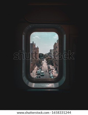 Queens, New York-July-29-2019 7train window.