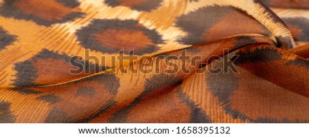 Background, texture, pattern, silk fabric, cheetah skin, African savannah theme